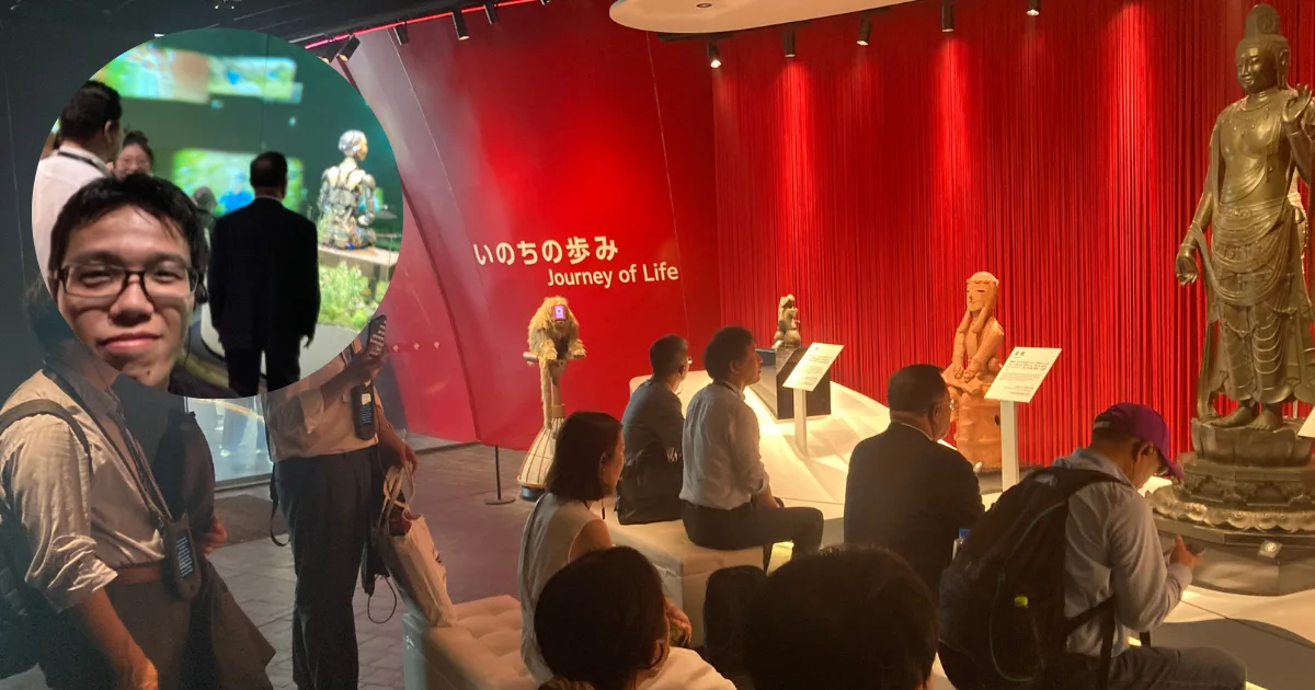 EXPO2025 石黒浩『いのちの未来』|館内展示「いのちの歩み」— 親子で学べる没入体験(現地レポ)